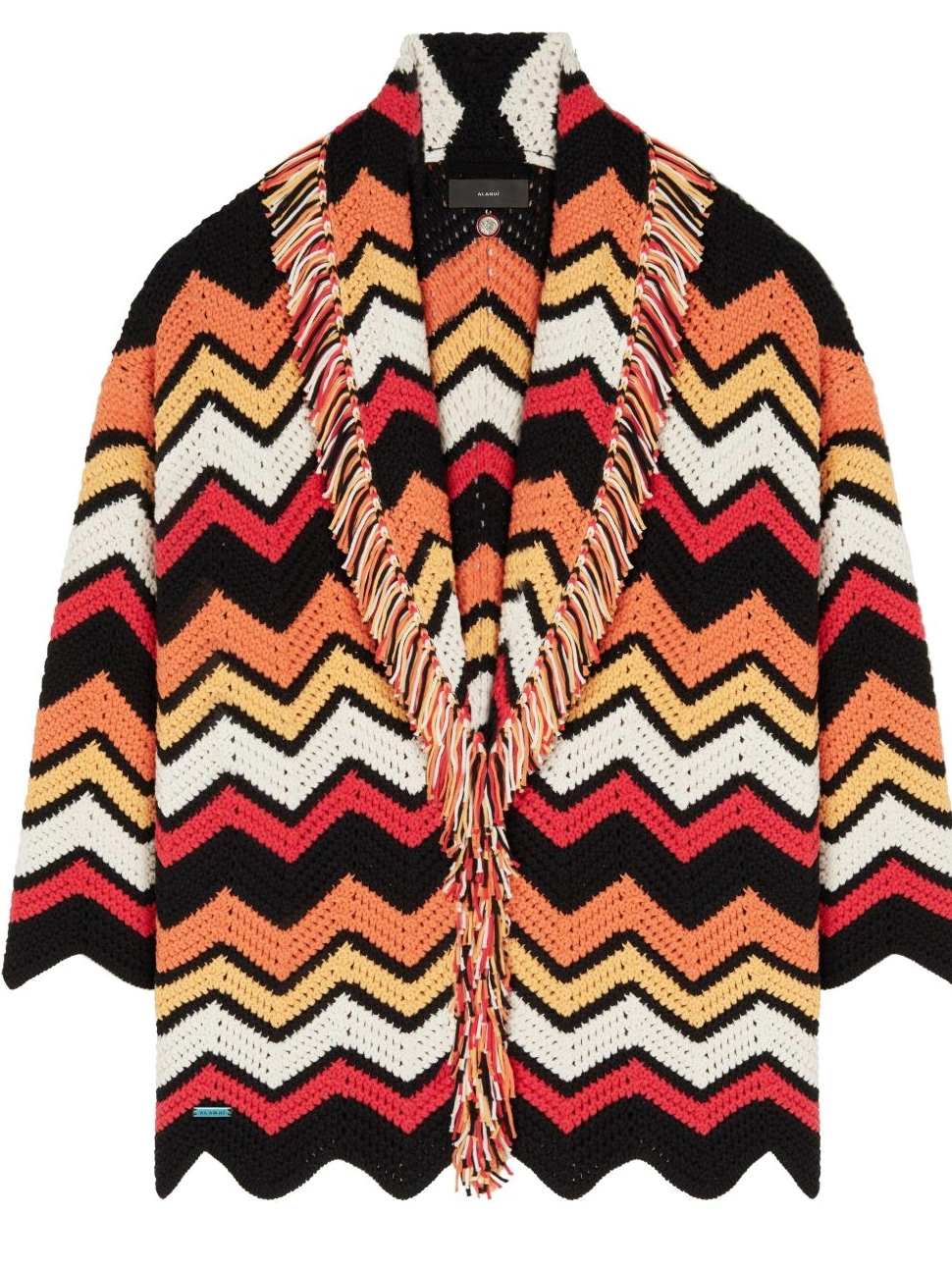 Cheap knit Women Kaleidoscopic Alanui cardigan chevron 0412